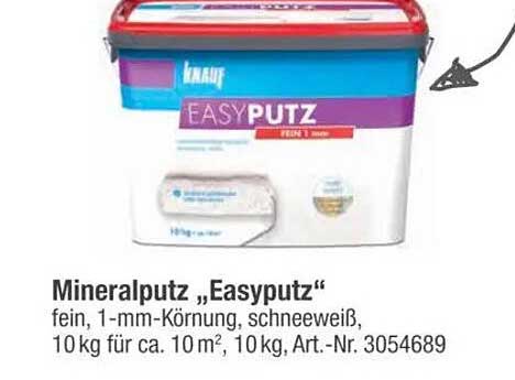 Mineralputz „Easyputz“