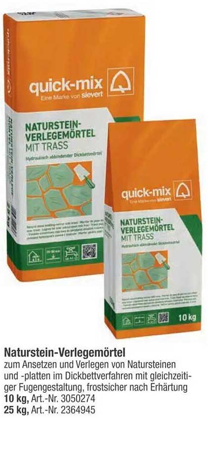 Naturstein-Verlegemörtel