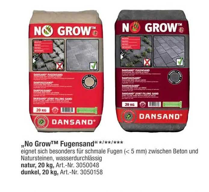 „No Grow™ Fugensand“