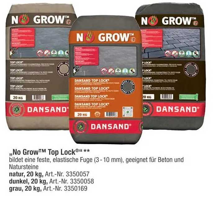 „No Grow™ Top Lock“
