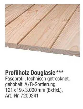 Profilholz Douglasie ***