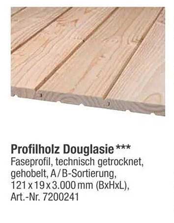 Profilholz Douglasie ***