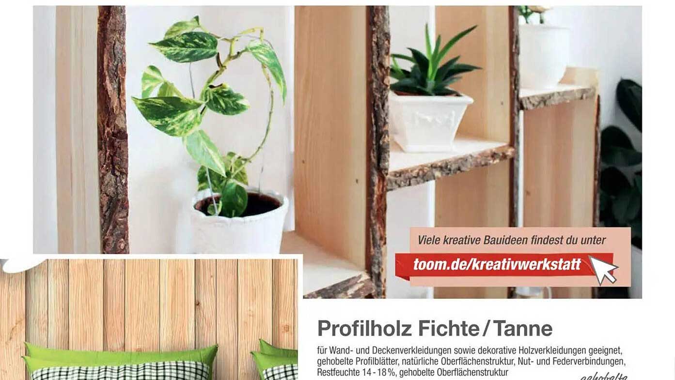 Profilholz Fichte/Tanne