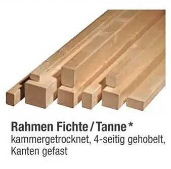 Rahmen Fichte/Tanne*