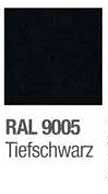 RAL 9005 Tiefschwarz