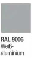 RAL 9006 Weißaluminium