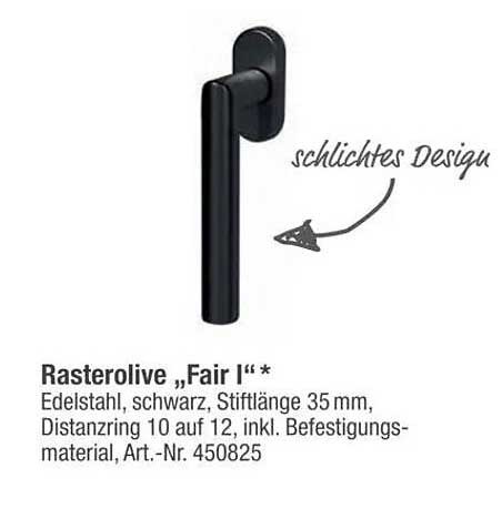 Rasterolive „Fair I“