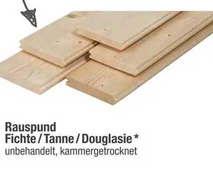 Rauspund Fichte/Tanne/Douglasie