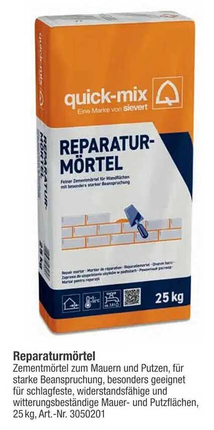 Reparaturmörtel