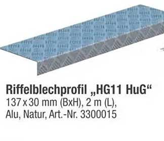 Riffelblechprofil „HG11 HuG“