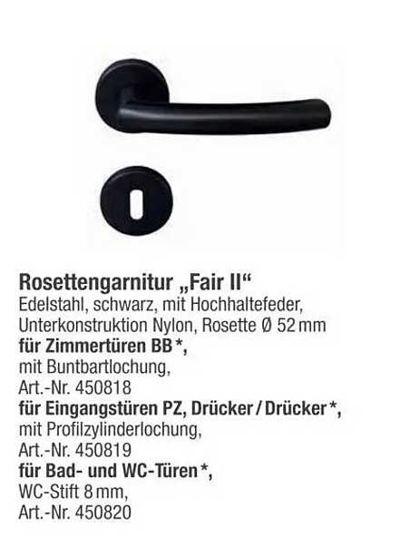 Rosettengarnitur „Fair II“