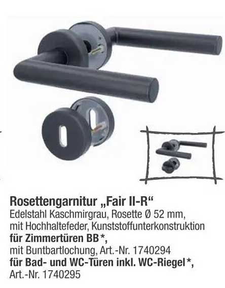 Rosettengarnitur „Fair II-R“