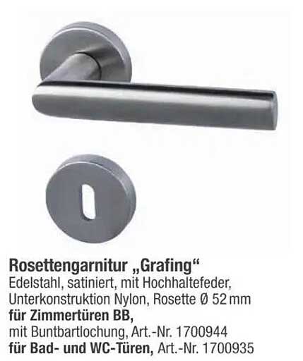 Rosettengarnitur „Grafing“