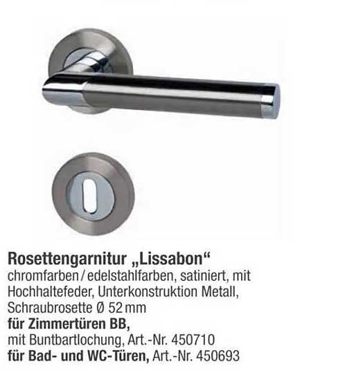Rosettengarnitur „Lissabon“