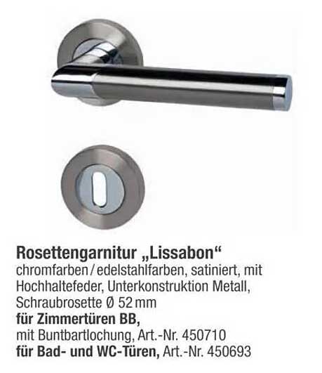 Rosettengarnitur „Lissabon“