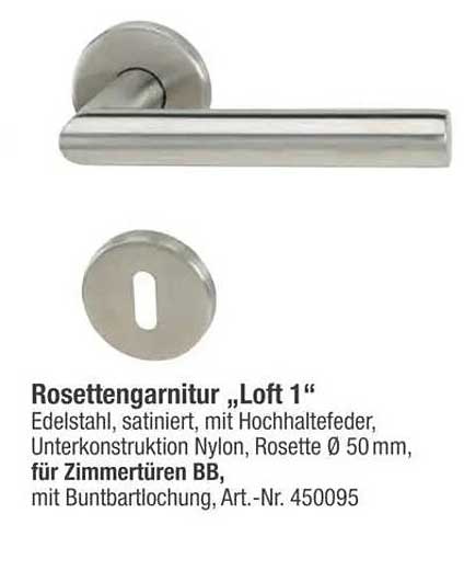 Rosettengarnitur „Loft 1“