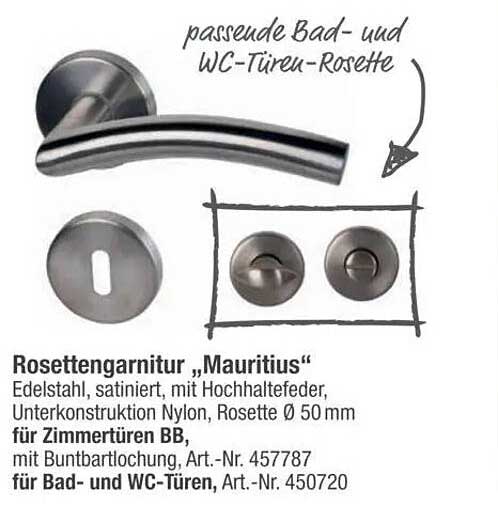 Rosettengarnitur „Mauritius“