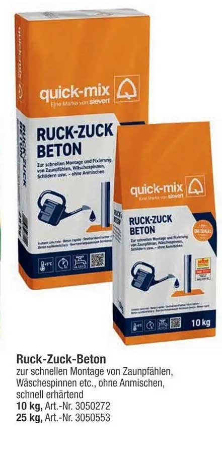 Ruck-Zuck-Beton