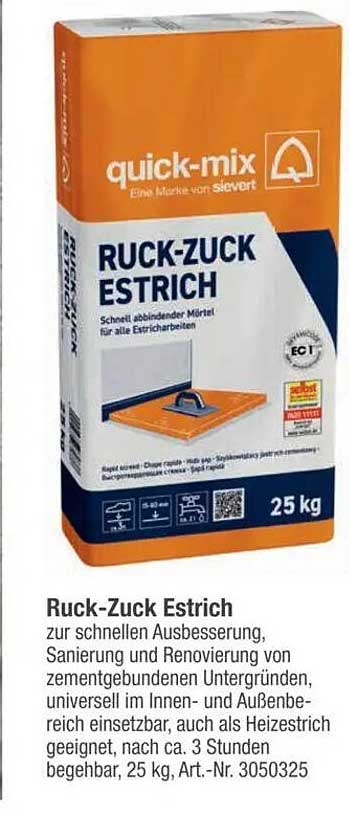 Ruck-Zuck Estrich