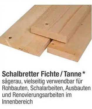 Schalbretter Fichte/Tanne*