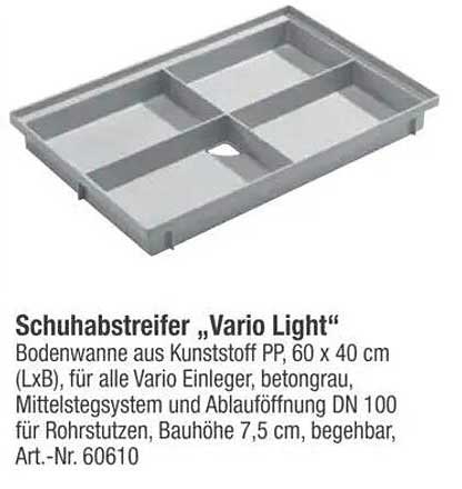Schuhabstreifer „Vario Light“