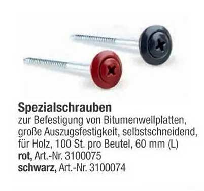 Spezialschrauben