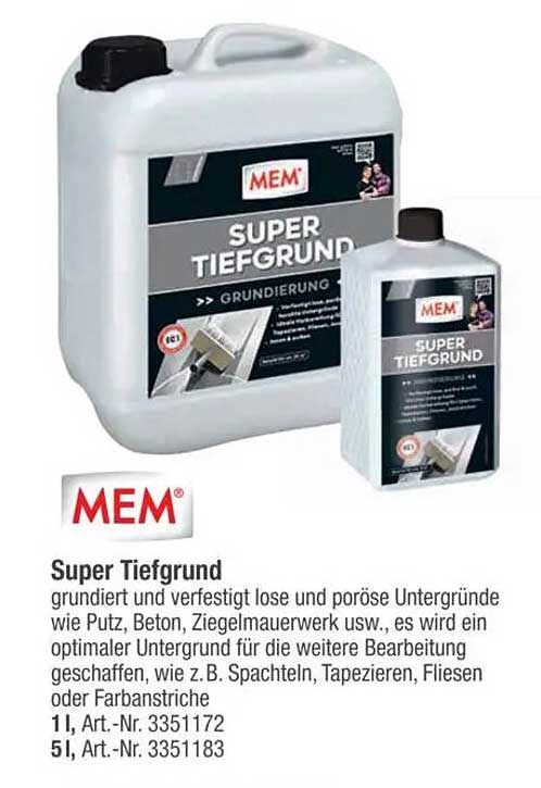 Super Tiefgrund