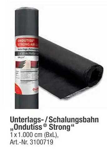 Unterlags-/Schalungsbahn "Ondutiss® Strong"