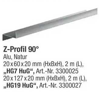 Z-Profil 90°