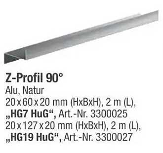 Z-Profil 90°