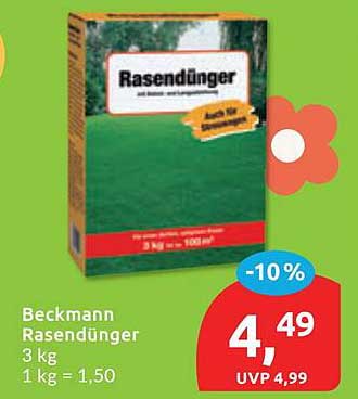 Beckmann Rasendünger 3 kg