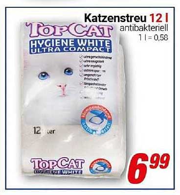 Katzenstreu 12 l antibakteriell