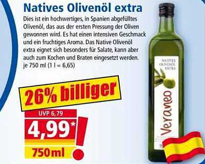 Natives Olivenöl extra