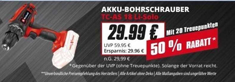 AKKU-BOHRSCHRAUBER TC-AS 18 Li-Solo