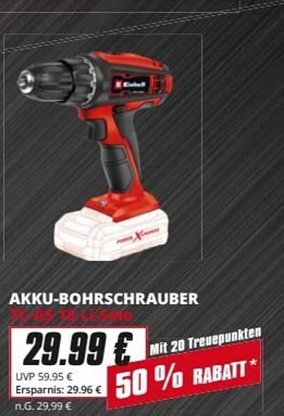 AKKU-BOHRSchrauber TX 18/3,6 Li-Solo