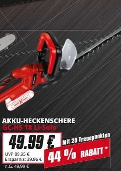 AKKU-HECKENSCHERE GC-HS 18 Li-Solo