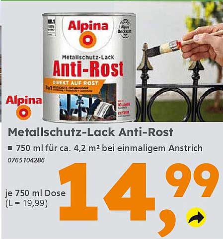 Alpina Metall-Schutzlack Anti-Rost