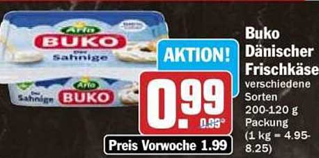 Arla Buko Dänischer Frischkäse - verschiedene Sorten