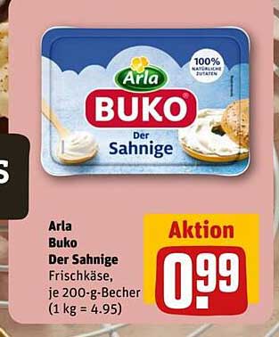Arla Buko Der Sahnige Frischkäse, je 200-g-Becher
