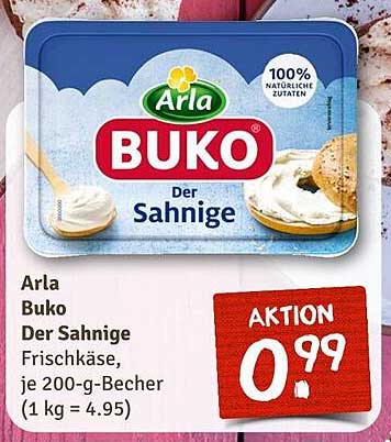 Arla Buko Der Sahnige Frischkäse, je 200-g-Becher
