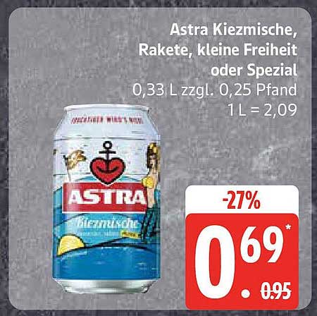 Astra Kiezmischung, Rakete, kleine Freiheit oder Spezial 0,33 L