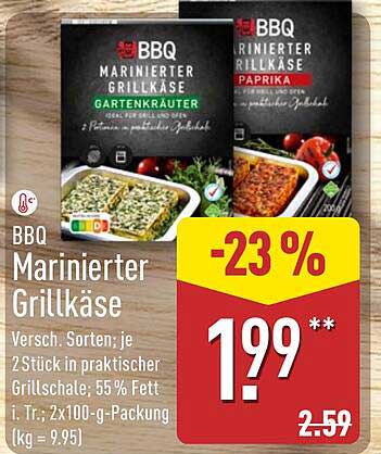 BBQ Marinierter Grillkäse