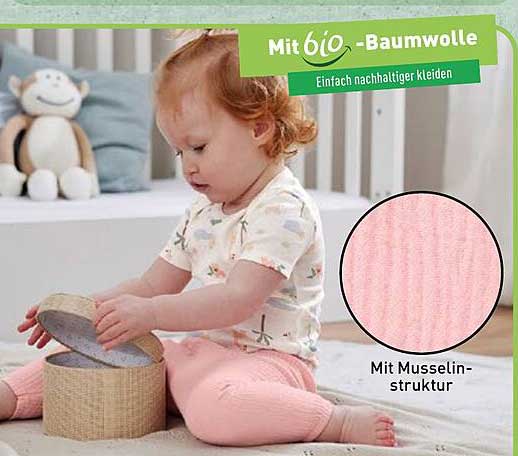 Bio-Baumwoll-Leggings für Kleinkinder