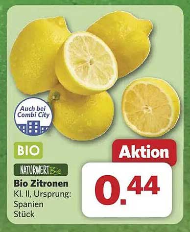 Bio Zitronen – Kl. II, Ursprung: Spanien, Stück