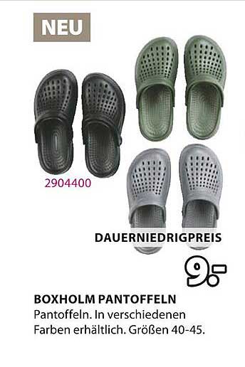 BOXHOLM PANTOFFELN