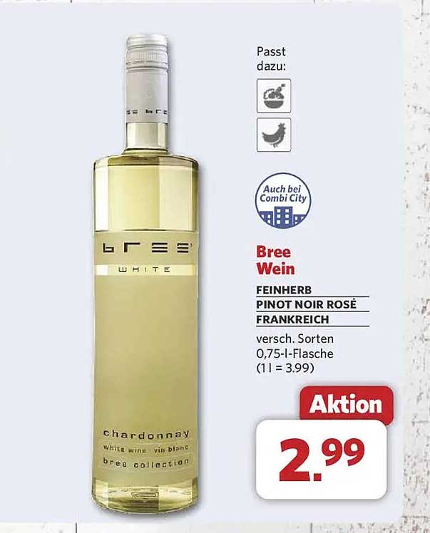 Bree Wein - Feinherb Pinot Noir Rosé aus Frankreich