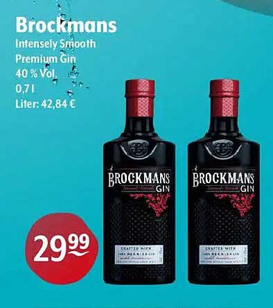 Brockmans Intensely Smooth Premium Gin 0,7l