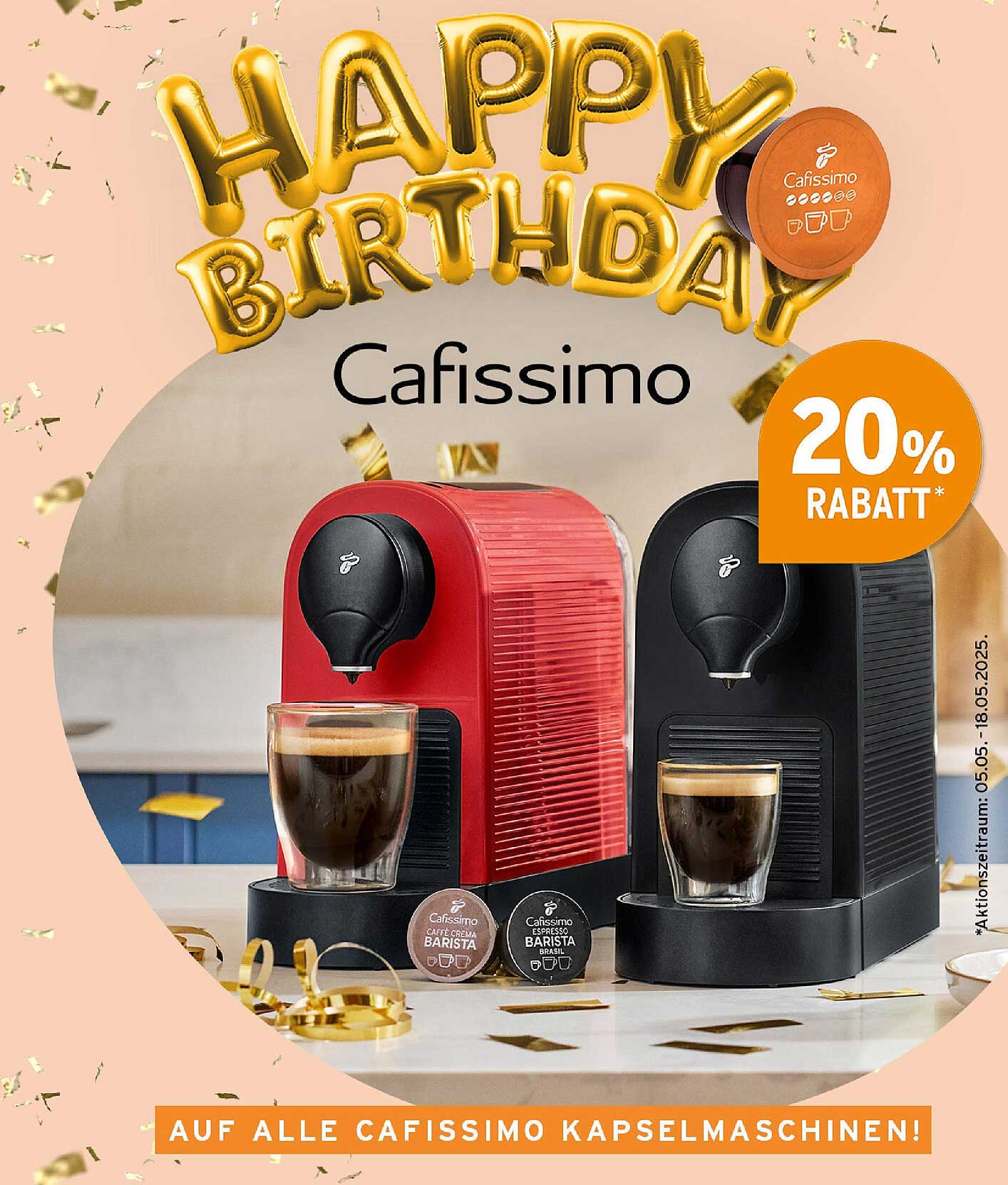 Cafissimo Kapselmaschinen – 20% Rabatt