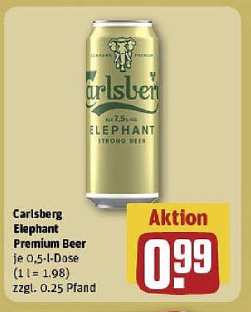 Carlsberg Elephant Premium Beer 0,5 l Dose