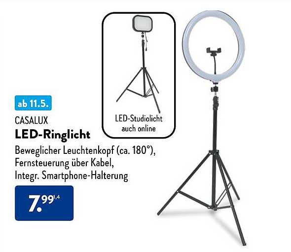 CASALUX LED-Ringlicht
